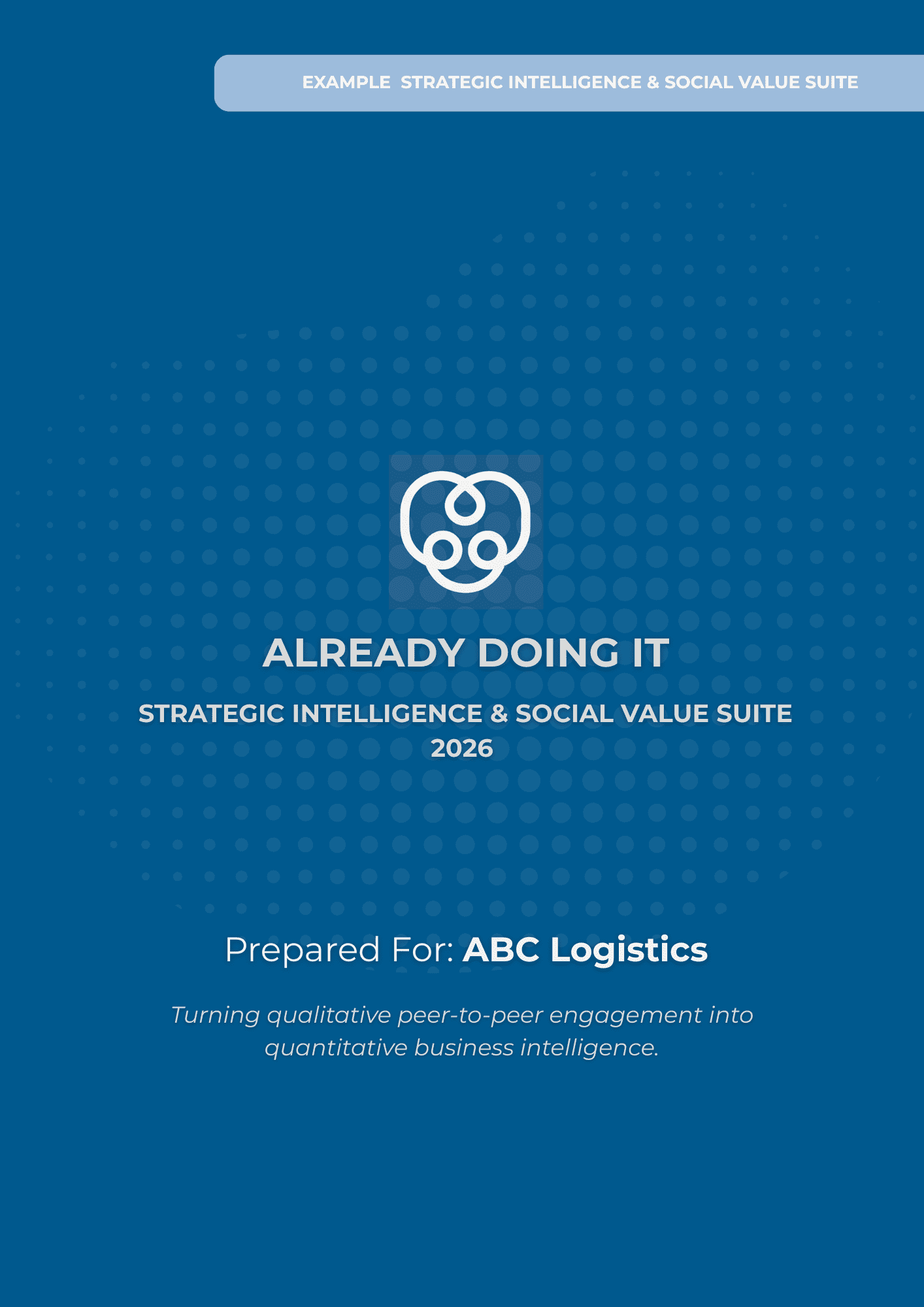 Strategic Intelligence Suite — Cover Page